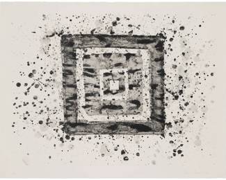 79 Sam Francis (1923-1994) "Untitled," 1975 Lithograph on BFK Rives paper Edition: 3/30 Signed and numbered in pencil in the lower margin: Sam Francis; George Page, prntr.; The Litho. Shop, Santa Monica, CA, pub., with their blindstamp Image: 24" H x 31.75" W; Sheet: 27.75" H x 35.25" W Estimate: $600 - $800