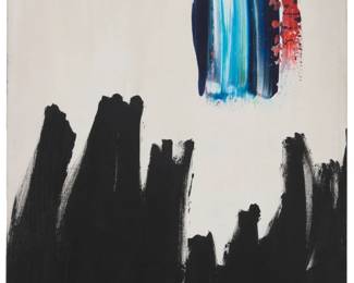 24 Julius Wasserstein (1924-1985) Untitled, 1975 Oil on canvas Signed, dated, and inscribed in ink, all verso: J / Wasserstein / '75 / 260 59" H x 30" W Estimate: $2,000 - $3,000