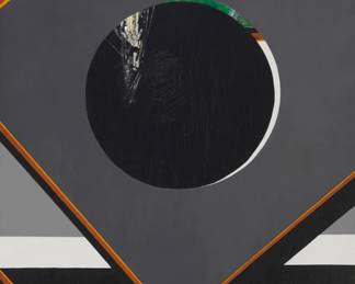 15 Budd Hopkins (1931-2011) "Balboa I," 1969 Oil on canvas Signed and dated lower right: Hopkins '69; titled by repute 52.25" H x 38" W Estimate: $2,000 - $3,000