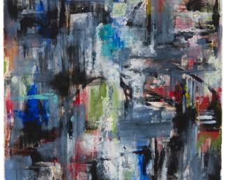 118 Charles "Chuck" Arnoldi (b. 1946) Untitled, abstract, 1990 Acrylic and mixed media on paper Signed and dated in pencil lower right: Arnoldi / 5/1/90 "N.Y.C."; inscribed "CA" lower left Sheet: 50.5" H x 40.25" W Estimate: $10,000 - $15,000