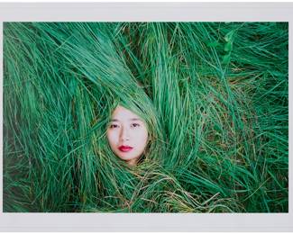 107 Ren Hang (1987-2017) Untitled Archival inkjet print in colors on paper Edition: 1/10 Signed and numbered in ink on the verso: Ren Hang Image: 26.375" H x 39.375" W; Sheet: 31.75" H x 44" W Estimate: $3,000 - $5,000