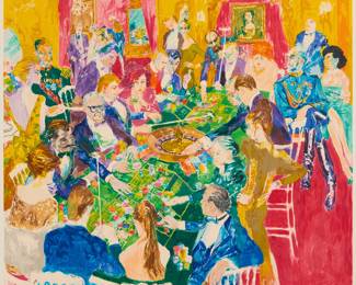 123 LeRoy Neiman (1921-2012) "Baden Baden," 1987 Screenprint in colors on paper Edition: 363/375 Signed and numbered in pencil in the lower margin: LeRoy Neiman Image: 35.5" H x 41.5" W; Sight: 37.5" H x 43" W Estimate: $800 - $1,200