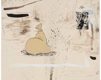 129 Alexander Ruthner (b. 1982) Untitled, 2014 Oil and acrylic on canvas Unsigned 74" H x 66" W Estimate: $1,000 - $2,000