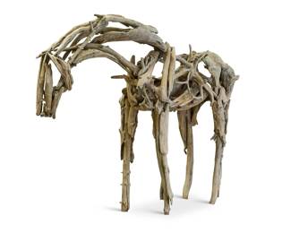 58 Deborah Kay Butterfield (b. 1949) "Palouse," 2012 Patinated bronze Incised date and foundry mark to underside: © [delta] WWf [Walla Walla foundry, WA] 95" H x 116.5" W x 36" D Estimate: $200,000 - $300,000