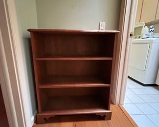 Wooden bookshelf
