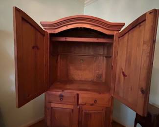 Wooden storage unit