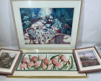 Framed Floral, Garden Landscape Artwork Collection