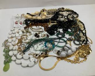 Costume Jewelry Collection with Beaded Statement Pieces