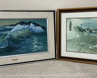 Barbara Potterton Painting Caroline Blish Framed Artwork