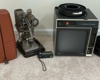 Vintage Kodak Ektagraphic AudioViewer and Keystone Film Projector Group