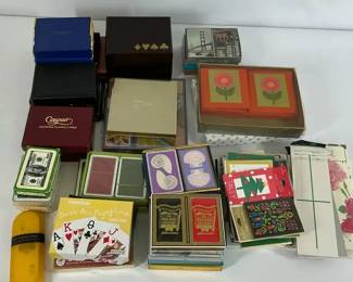 Playing Cards, Bridge Sets and Score Cards