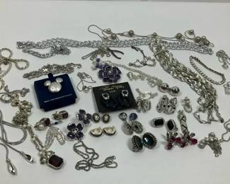 Costume Jewelry Group with Swarovski Crystal Bird Studio