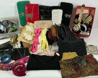 Vintage Handbags, Evening Bags, Gloves Fashion Accessories