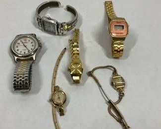 Womens Wristwatch Group Including Digital Fashion Watches