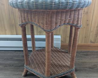 Wicker Side Table