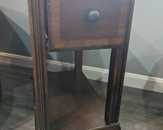 Wood Narrow Side Table