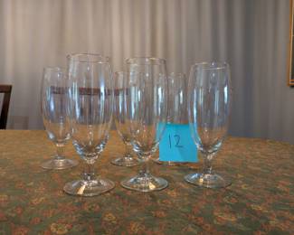 Crystal Pilsner Glasses