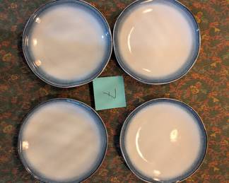 Blue and White Stoneware Bowls