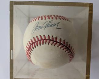 Signed Doc Gooden Baseball