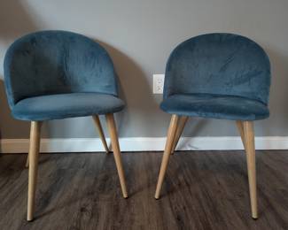 Blue Chairs, Set of 2