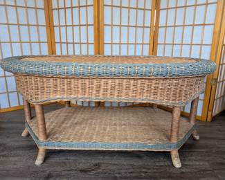 Wicker Coffee Table