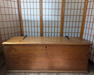 Wooden Naval Trunk - Potentially 250 Years Old