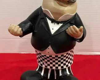 Welcoming French Waiter