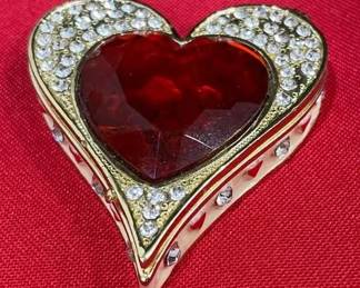Heart Pill Cox Or Trinket Case