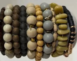 Earth Tone Beaded Bracelets