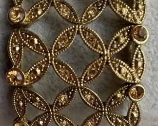 Stretch Gold Colored Bracelet