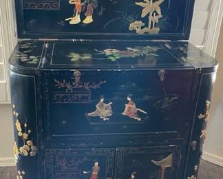 003 Vintage Asian Bar Chest Unique, Very Old