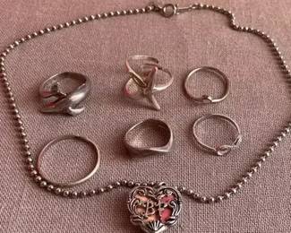 Sterling Silver Rings More