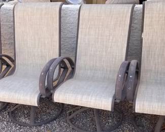 Four Patio Chairs
