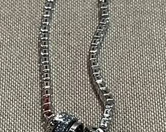 Rhinestone Charm Bracelet Add Your Own Charms