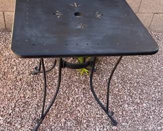 Metal Black Table