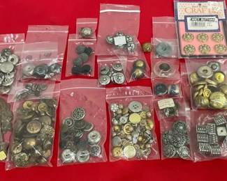 Collection Of Vintage Buttons Vintage Items