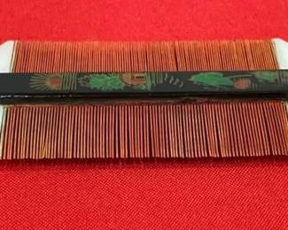 Antique Chinese Comb Black