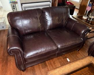 Leather Loveseat