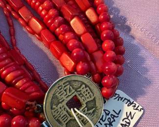 dyed red & sterling