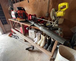 garage tools -- gas, electric, battery