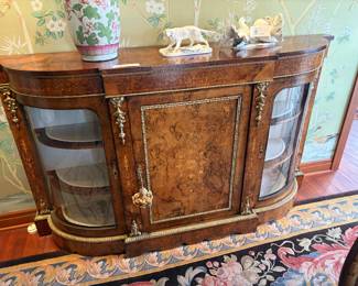 $2800 Antique Victorian sideboard. Likely made by Mon Roll, G. Malin, Millan & Cie, Paris.  72 inches wide by 16 1/2 inches deep by 42 1/2 inches high.
