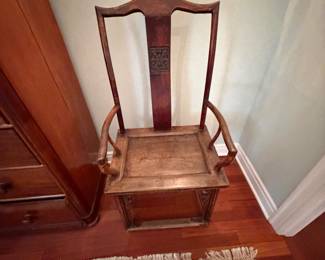 Second of the pair of Rosewood chairs