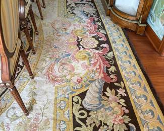Another view of the rug in the previous photo showing the border.