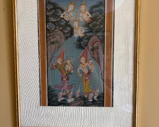 $600. Antique Thai painting from ca. 19th Century 