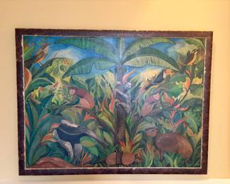 $300. Maty Vitart "Jungle". 2004. 50.5" x 38.5'