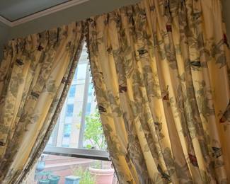 Drapes for sale during in person shopping