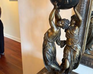 $380.  Antique French mantle clock - untested.  