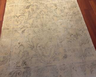 $1400. Silk and wool vintage rug. 4’1” by 17’11”.