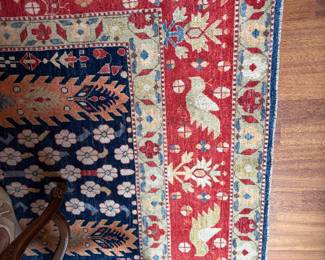 Close-up of the carpet border