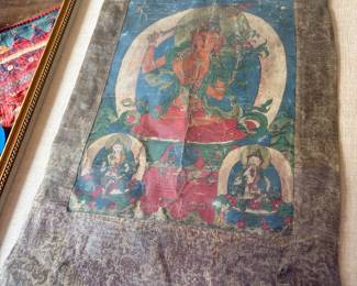 Close-up of the Thangka